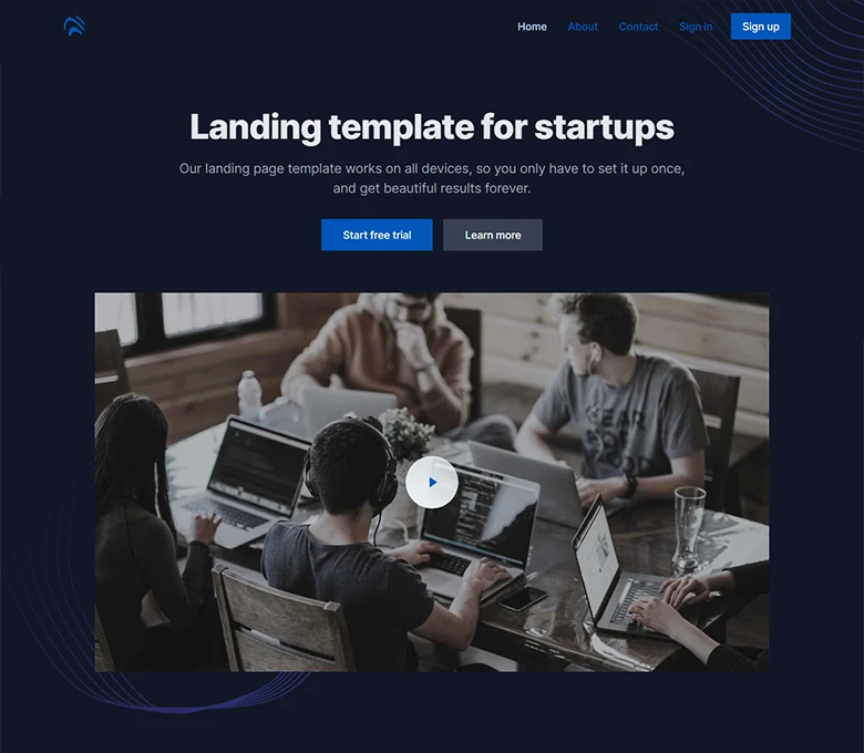 Startup - Landing Page