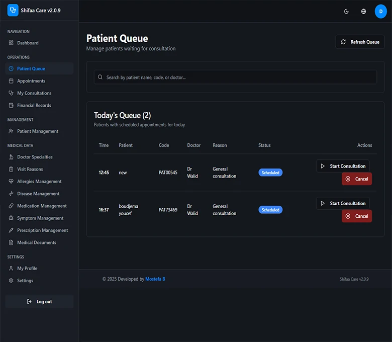 Shifaa Care - Medical cabinet App